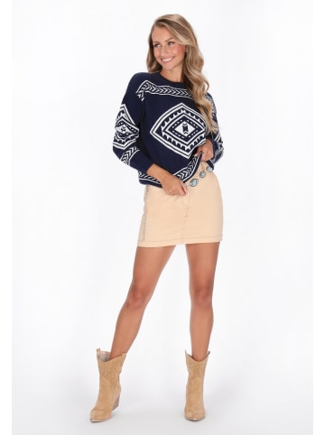 IZIA Women Sweater in navy