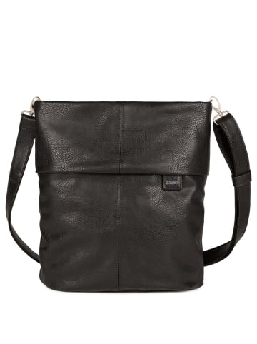 Zwei Mademoiselle M12 - Schultertasche 32 cm (cord-mocca) in noir