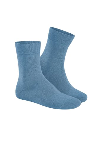 Hudson Socken Relax Cotton weich in Jeansmel.