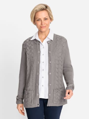 WITT WEIDEN Strickjacke in steingrau