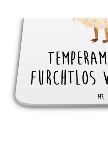 Mr. & Mrs. Panda Untersetzer für Gläser Sternzeichen Widder mit ... in Weiß