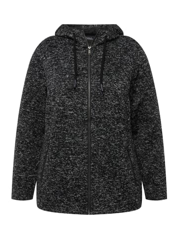 Ulla Popken Sweatjacke in schwarz