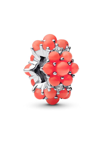 Pandora Silber Charm Korallfarbener Ozean