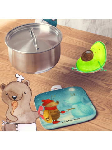 Mr. & Mrs. Panda Topfhandschuhe Nachtfalter Schneemann Design oh... in Weiß