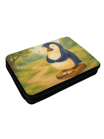 Mr. & Mrs. Panda Bleistiftetui Pinguin Diät Design ohne Spruch in Weiß