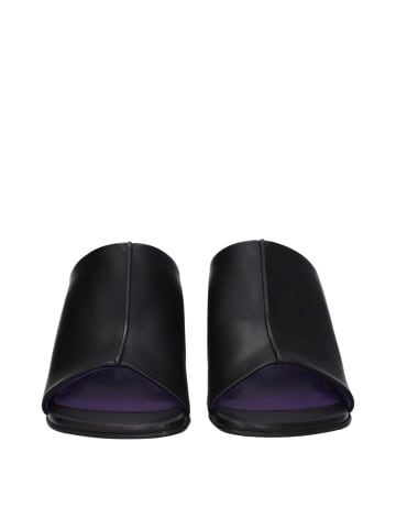 Stella McCartney Schwarz Leder Stiletto Absatz Sandalen