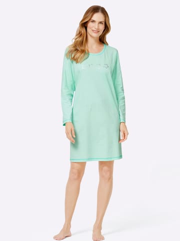 WITT WEIDEN Langarm-Sleepshirts in mint + mint-gestreift