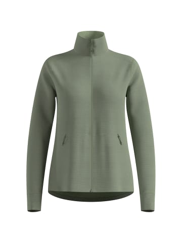 Odlo Longsleeve GRID FLEECE in Dunkelgrau0387