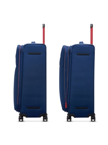 Roncato Move 4 Rollen Trolley 77 cm mit Dehnfalte in ultramarine blue