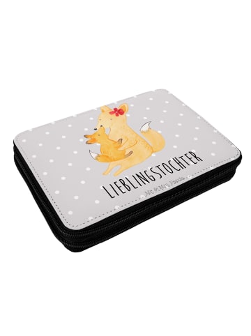 Mr. & Mrs. Panda Etui Fuchs Mama mit Spruch in Grau Pastell