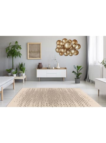 Arte Espina Kurzflor Teppich Splash 625 in creme - braun - rechteckig