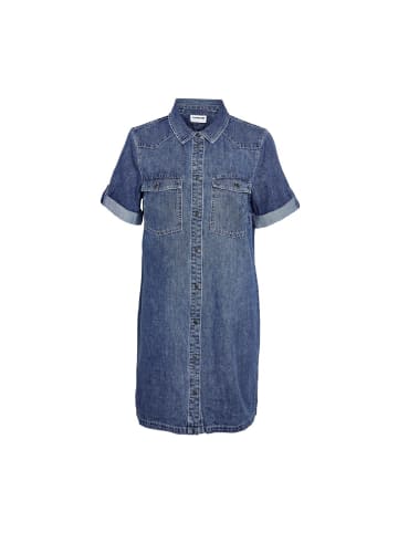 Noisy may Kleid in Medium Blue Denim