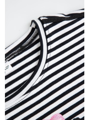 Coccodrillo Gestreiftes T-Shirt mit kurzen Ärmeln in bunt