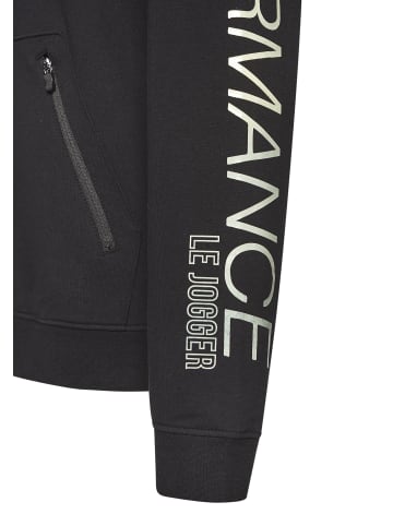 LE JOGGER Kapuzensweatshirt in schwarz