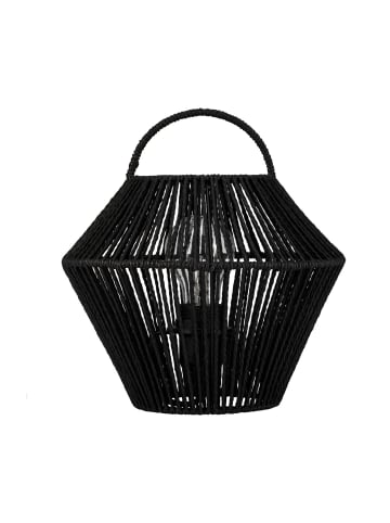 Pauleen Boho Shine Tischleuchte max20W E27 Schwarz 230V Metall/Rattan