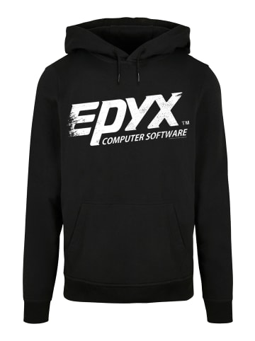 F4NT4STIC Basic Hoodie Retro Gaming EPYX Logo in schwarz