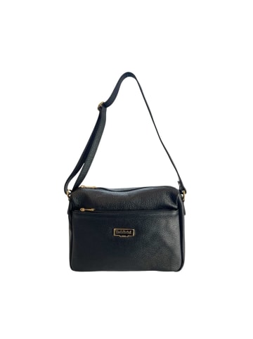 Baldinini Trend Schwarz Leder Damen Umhänge- Tasche