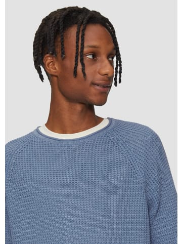 QS Strickpullover langarm in Blau