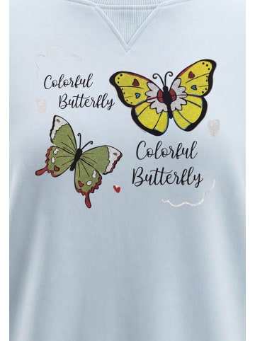myMo Women Sweatshirt in Light Blue