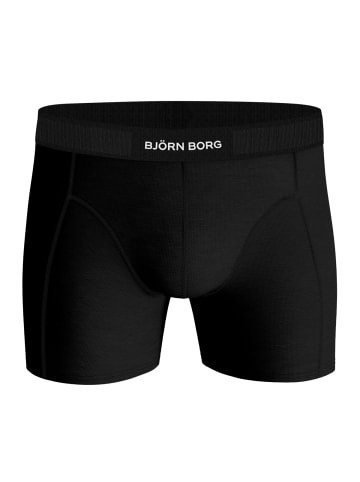 Björn Borg Boxershorts Premium Cotton Stretch Boxer 3er Pack in schwarz