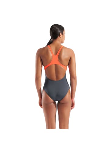 Arena Poseidonia Pro Back einteiler Schwimmanzug in Grau