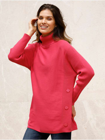 Sieh an! Langarm-Pullover in pink