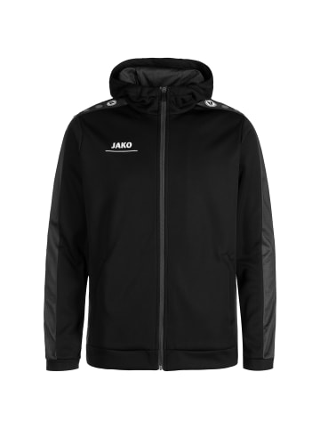 Jako Kapuzenjacke Striker in schwarz / grau