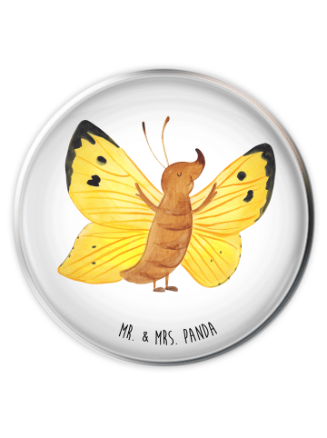 Mr. & Mrs. Panda Stöpsel Waschbecken Schmetterling Zitronenfalte... in Weiß