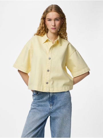 Pieces Jeanshemd in French Vanilla