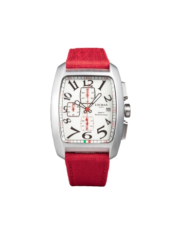 Locman Herrenuhr "Sport Anniversary Chronograph" in Rot