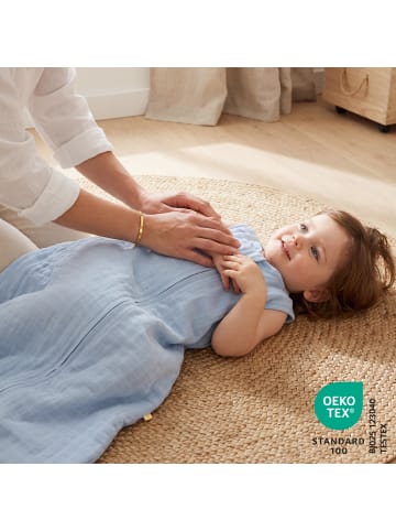 Schlummersack Musselin Babyschlafsack, 0.5 TOG in Popcorn