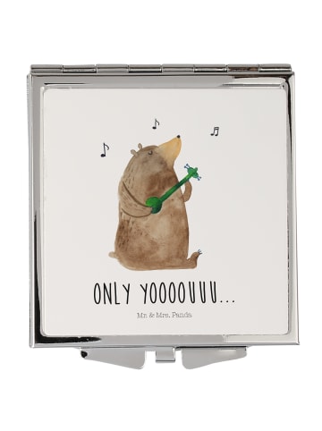 Mr. & Mrs. Panda Mini Spiegel Bär Gitarre mit Spruch in Weiß
