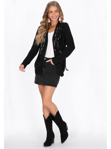 IZIA Women Cardigan in black