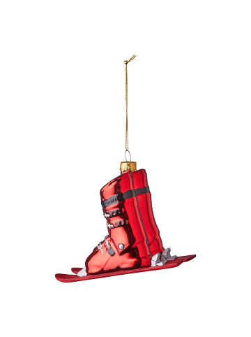 Butlers Baumanhänger HANG ON Skischuhe in Rot
