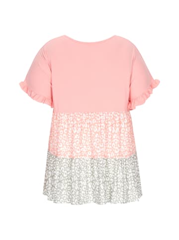 Sidona Women Plus Size Blouse in Pink
