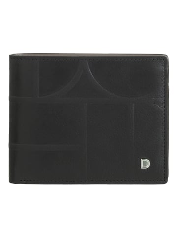 DuDu Up Geldbörse Leder 12.5 cm in black-taupe