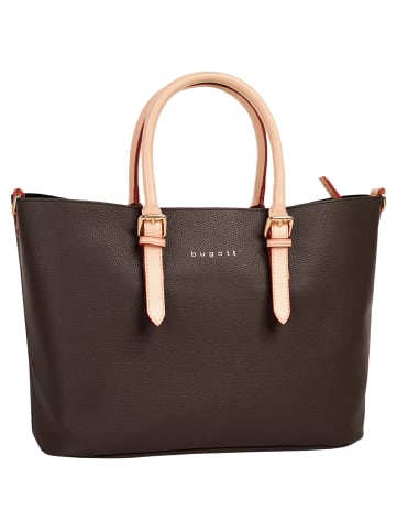 Bugatti Shopper ELLA Kunstfaser in dunkelbraun