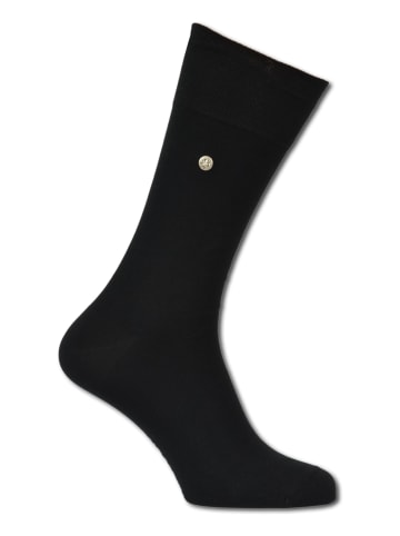 Carlo Colucci Freizeitsocken Firenze in Schwarz
