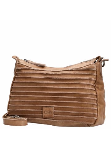 FREDs BRUDER Riffel Likely - Umhängetasche 30 cm (black) in caramel