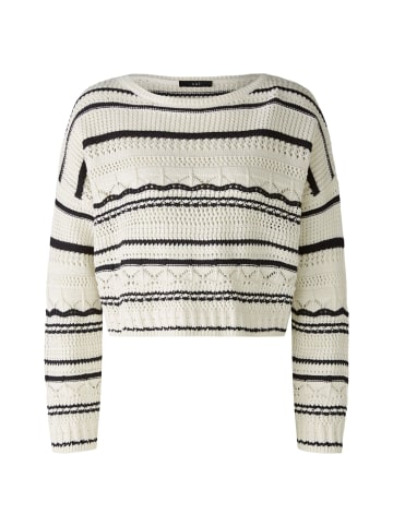 Oui Pullover in offwhite black