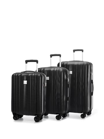 Wittchen POLYCARBONATE SUITCASE SET in Black