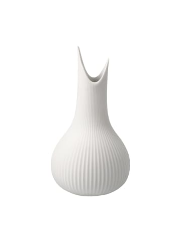 Goebel Vase Studio 8 Pure Raindrop 15 cm weiß in weiß
