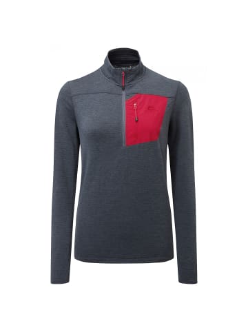 MOUNTAIN EQUIPMENT Langarmshirt W LUMIKO ZIP-T in Blau