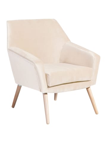 others SESSEL Kachka Bezug Samtvelour Buche natur / creme