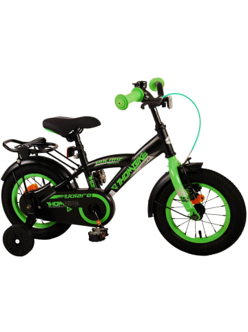 Volare Kinderfahrrad Thombike für Jungen 12 Zoll Kinderrad in Grün Fahrrad 3 Jahre