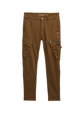 Tom Tailor Cargo TAPERED SWEAT CARGO tapered in Braun