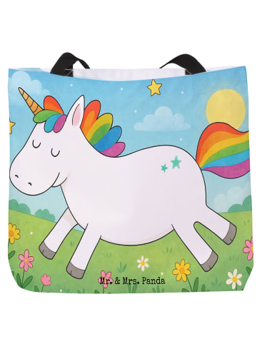 Mr. & Mrs. Panda Shopper Einhorn Happy Design ohne Spruch in Weiß