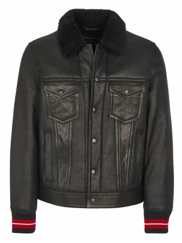 Tommy Hilfiger Kunstlederjacke für Herren in schwarz