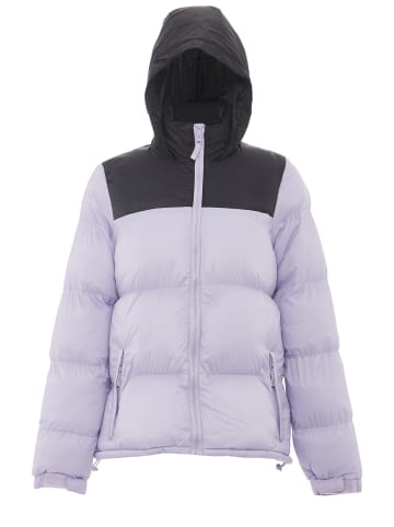 Bococa Wattierte Steppjacke in Lavendel Schwarz