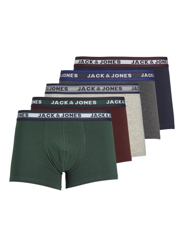 Jack & Jones 5er-Pack Trunks in Dark Grey Melange